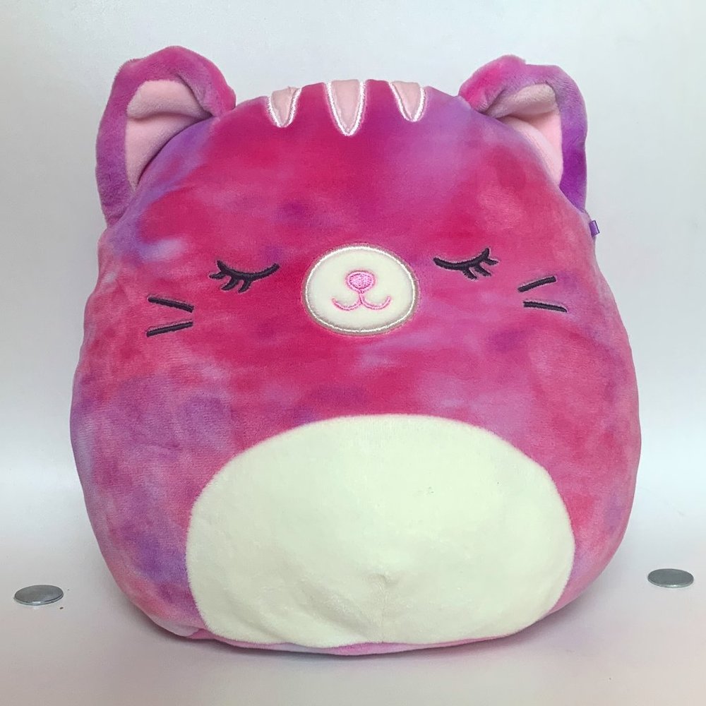 Caeli Bluw/Purple Tye Dye Cat Squishmallow 8"